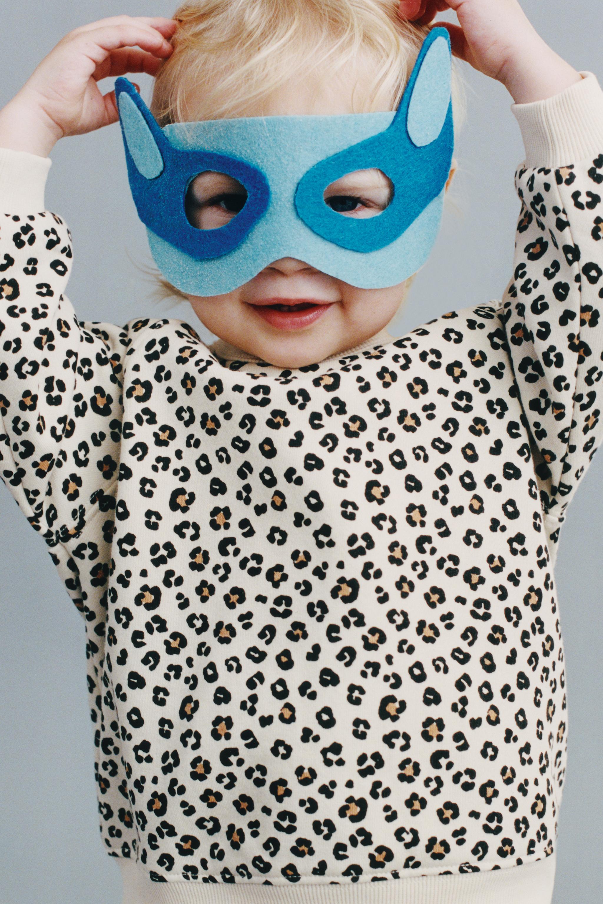 ANIMAL PRINT SWEATSHIRT AND LEGGINGS SET